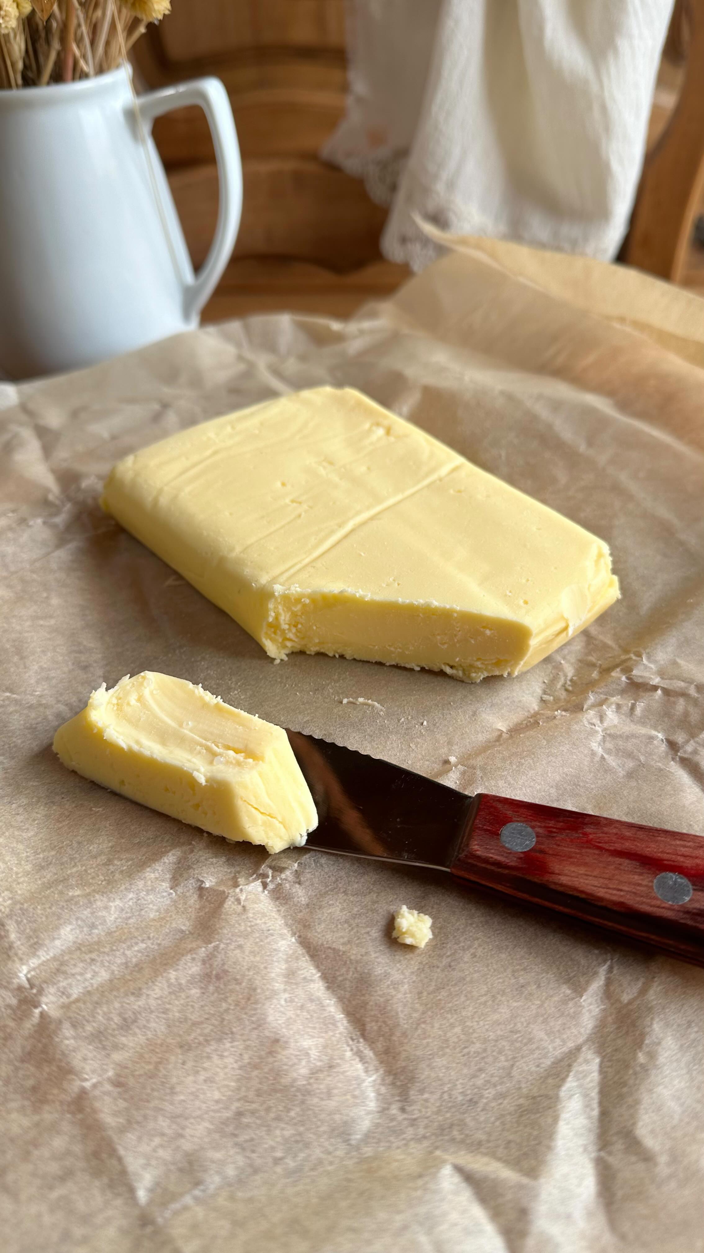 Fotografia de la receta de Manteca Casera