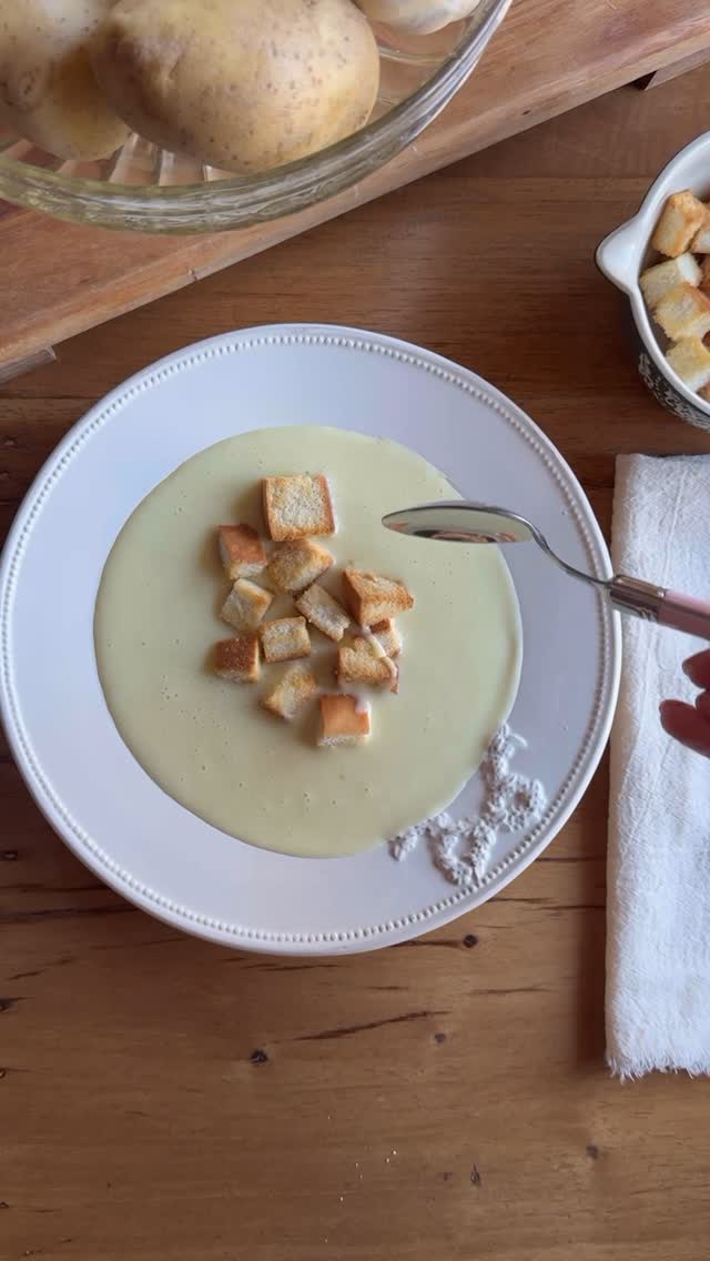 Fotografia de la receta de Vichyssoise